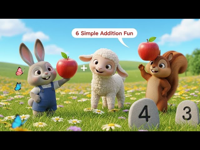 Math in the Meadow | Fun Math Song for Kids | Educational Nursery Rhymes & Learning Songs
