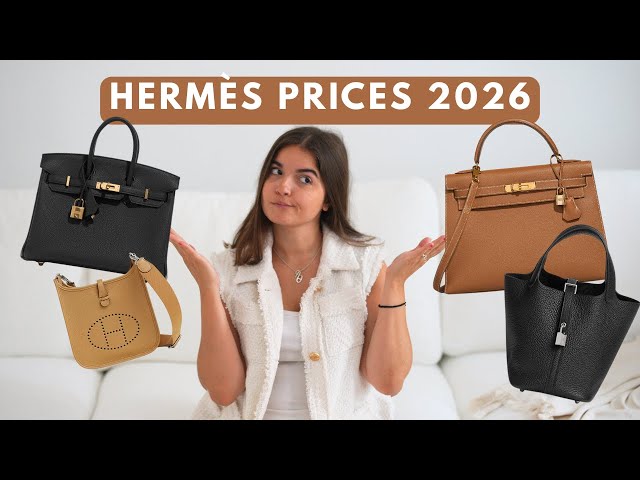 Hermès price increase 2026 : updated USD prices & what’s getting more expensive