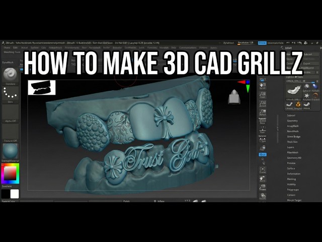 HOW TO MAKE 3D CAD GRILLZ