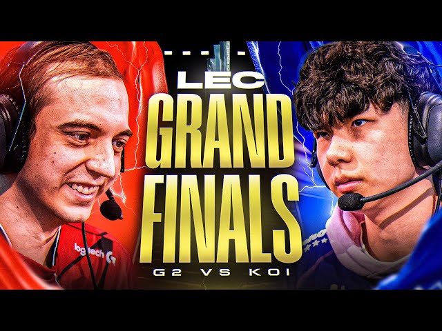 THE GRAND FINALS OF THE LEC - G2 VS MKOI - LEC SUMMER PLAYOFFS