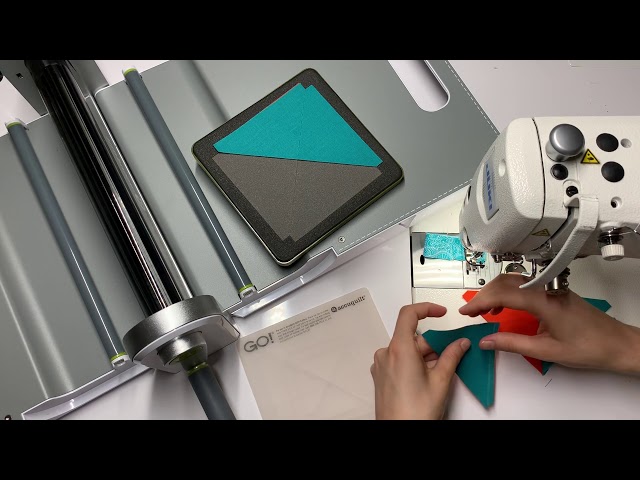 How to Cut and Piece Quarter Square Triangles with Your AccuQuilt Go!