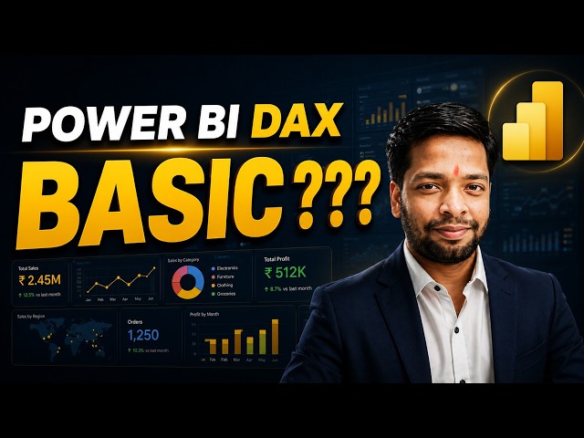 #1 Power BI DAX Tutorial  2026 | SUM, COUNT, COUNTA, DISTINCTCOUNT Explained