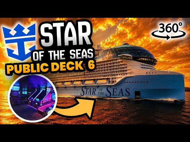 Discover Public Deck 6 in 360° | Star of the Seas