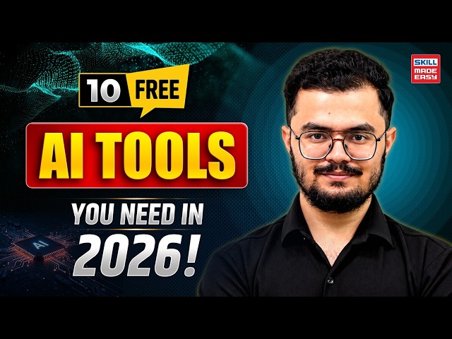 STOP Paying for AI | 10 FREE AI Tools You Need in 2026!