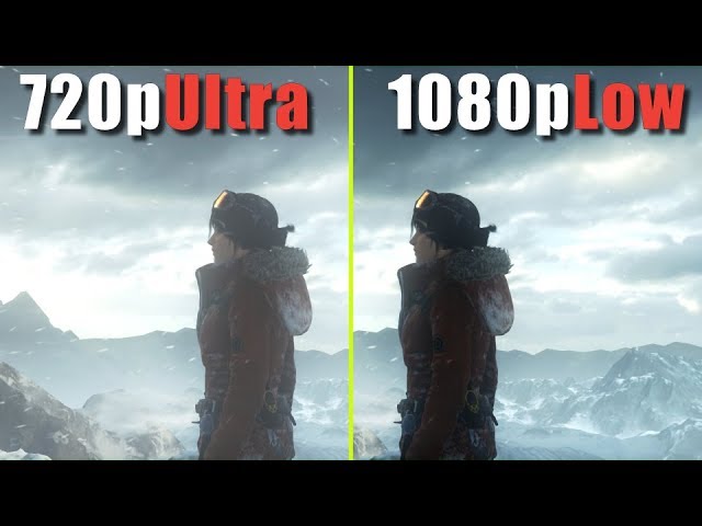 720p Ultra vs 1080p Low | Which is the best quality/performance ?
