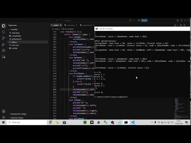 Making a compiler in c: allow creating constants inside scopes