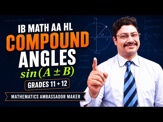 COMPOUND angles Trigonometry | is TOUGH🙄? NO WAY😃| IB AA HL | grade 11 #ibmath #trigonometryexercise