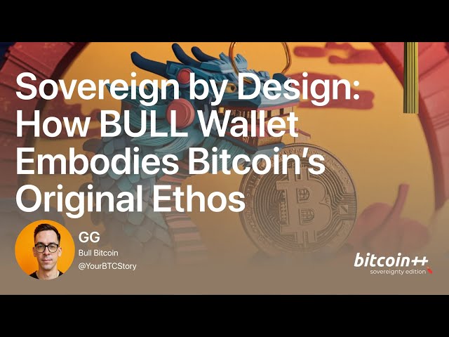 BULL Wallet | GG | bitcoin++ sovereignty edition | Dec 2025 Taipei, Taiwan