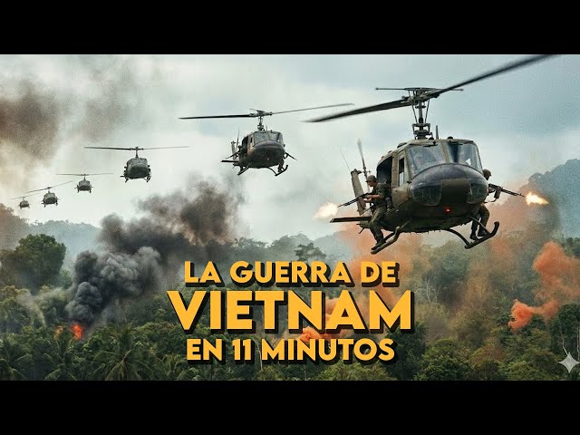 💣La GUERRA DE VIETNAM en 11 minutos💣 | resumen FÁCIL y RÁPIDO