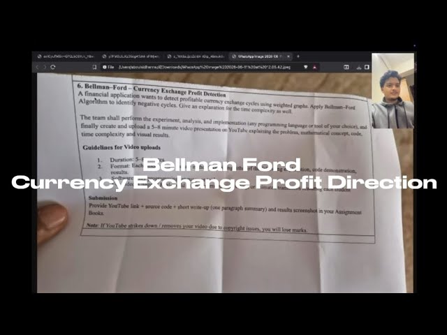 Bellman-Ford Algorithm Visualization | Shortest Path & Negative Cycle Detection