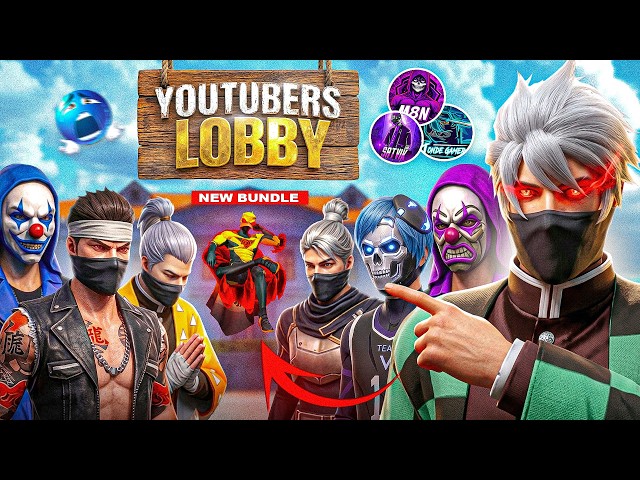 My New Permanent Bundle in Free Fire ⁉😱 Dominating Hard Lobby 🥵 GTK111