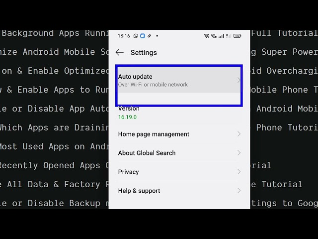 How to Turn off & Disable Automatic System & Software Updates on Android Phone Tutorial