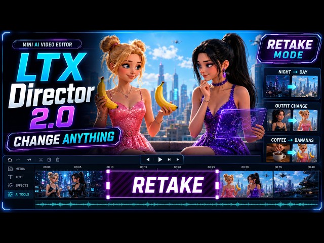 LTX Director 2.0 Is INSANE — Edit Existing Videos in ComfyUI