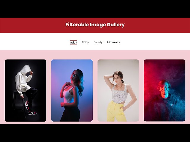How to Create a Responsive Filterable Image Gallery with HTML, CSS, JavaScript
