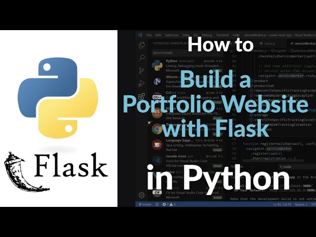 How to Build a Portfolio Website with Flask | Personal Website Tutorial for Python Web Developers