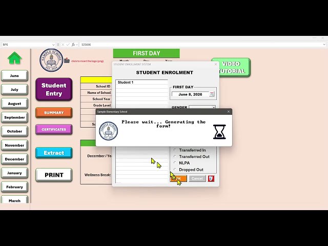 Fully Automated School Form 2 (SF2) Part 3: Transfers, Dropped, NLP, Delete Student