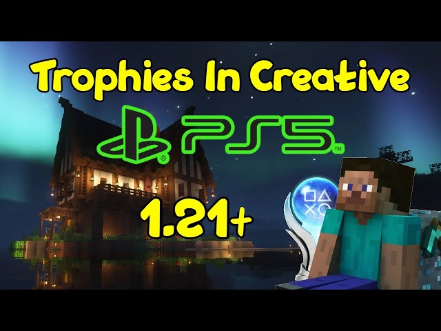 How to get EVERY Trophy free in Minecraft CREATIVE - PS5/PS4