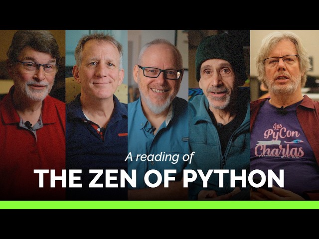 The Zen of Python - Read by the People Who Built Python