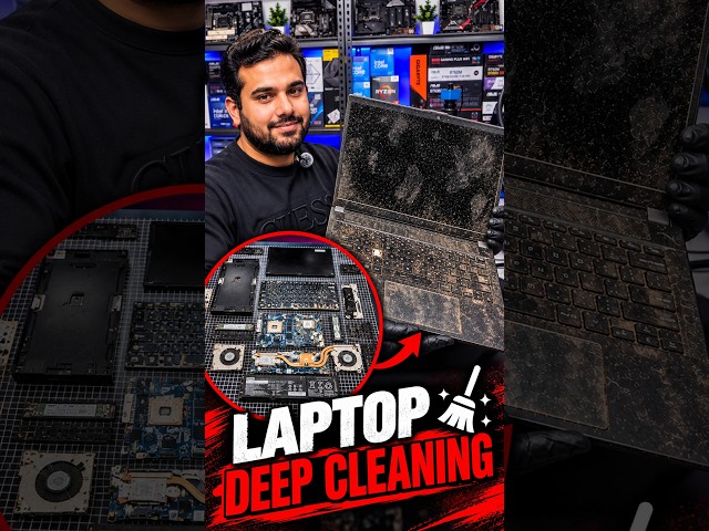 Gaming Laptop Deep Cleaning #laptoprepair #deepcleaning #satisfying