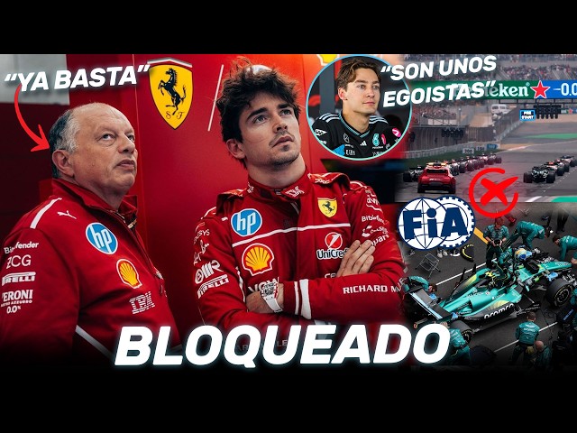 ¡¡BLOQUEADO!! FERRARI se PLANTA ANTE MERCEDES y FIA - ASTON MARTIN y HONDA, SIN CONCESIONES