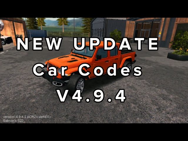 CAR PARKIING MULTIPLAYER 1NEW UPDATE CAR CODES | V4.9.4 | TUTORIAL USING GAMEGUARDIAN.