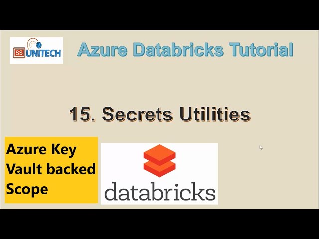 15. Secrets Utility in Azure Databricks | Create Azure Key Vault backed secret scope in Databricks