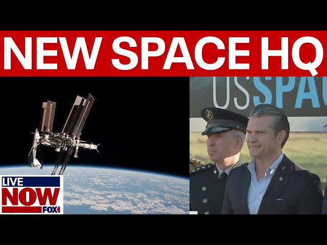 Hegseth visits new US Space Command HQ