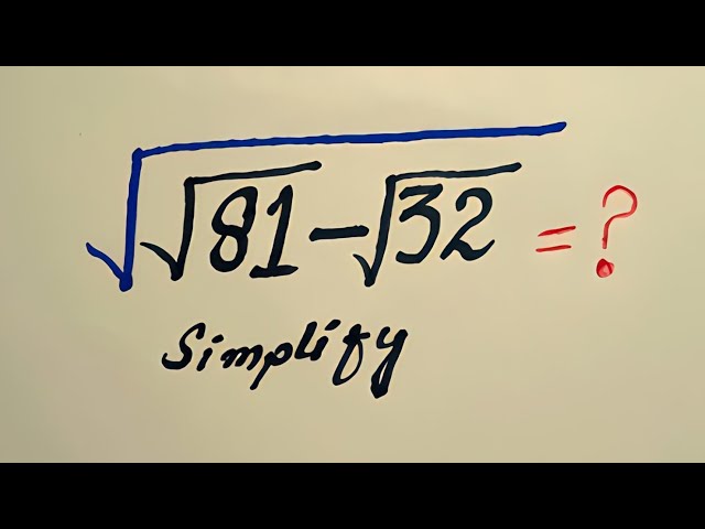 This Simplification Trick Looks Impossible!  | Can You Solve It? #simplification #maths #iqtest 