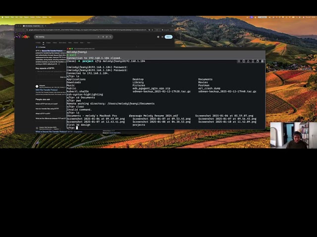 SFTP for file browsing across computers