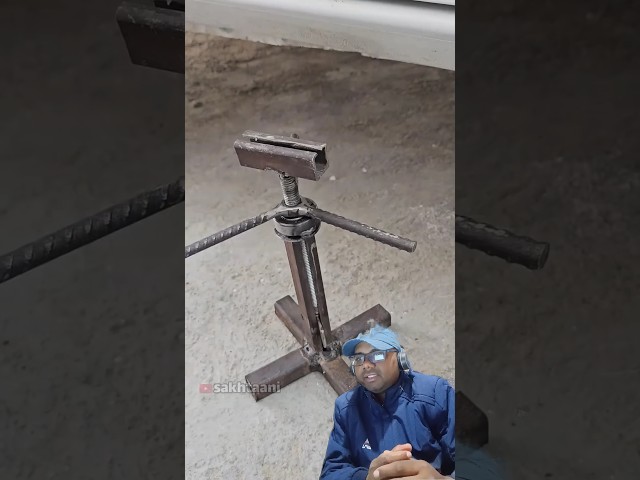 Hand Made Car Jack Using Simple Engineering | Shorts #tools #diy #automotivetools #engineering