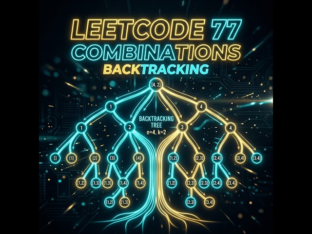 LeetCode 77: Combinations in less than 5 minutes | Backtracking
