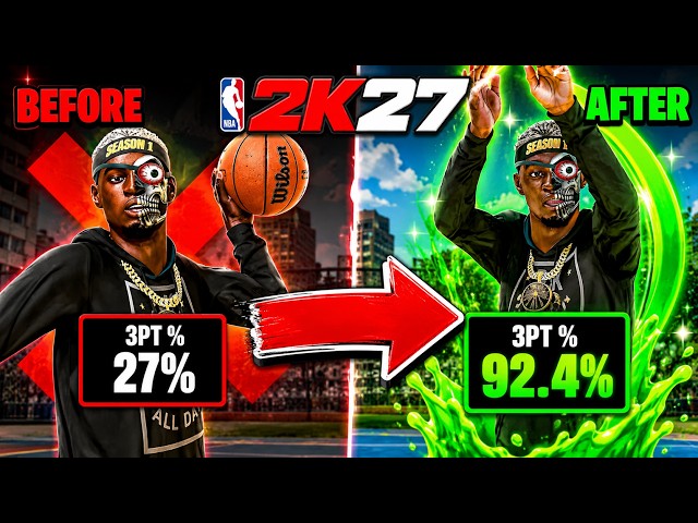 HOW TO GREEN EVERY SHOT in NBA 2K27 ✅ BEST SETTINGS + SHOOTING TIPS!