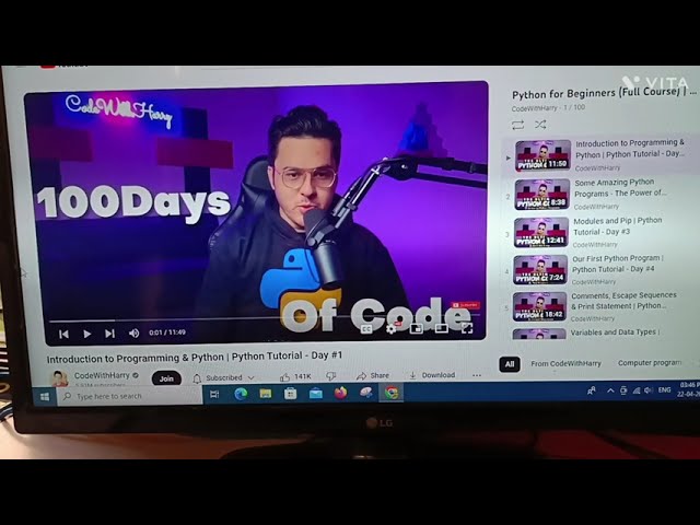 Day 1 of 100 Days of Python feat CodewithHarry