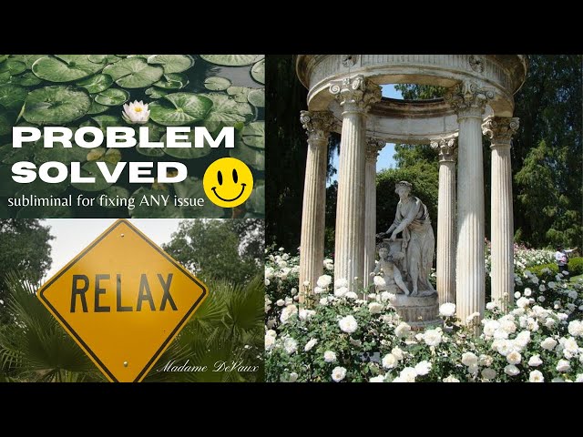 PROBLEM SOLVED 🛠️✨ 432 Hz Subliminal For Making ALL Problems Disappear