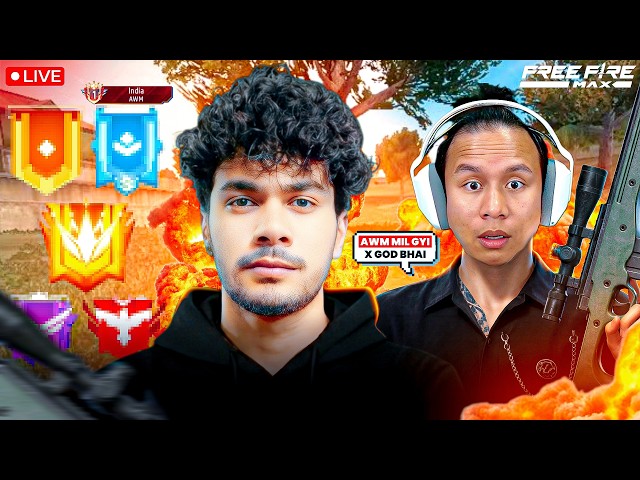 🔴 LIVE | Top 1 Grandmaster Push 🔥 | Free Fire Shorts Live #shorts #shortslive  #freefire