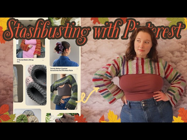 Using my Fall Pinterest board to pick my stash busting crochet projects (free & cheap patterns)