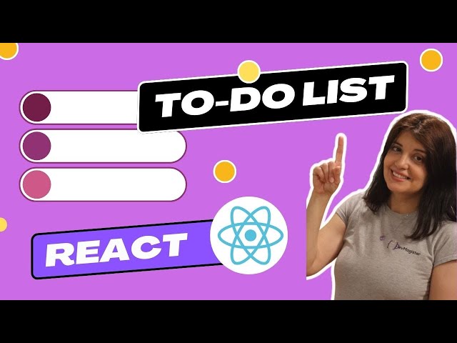 ✅ ✅ Simple to-do list con React! Te lo explico tranquila y claramente. ✅ ✅