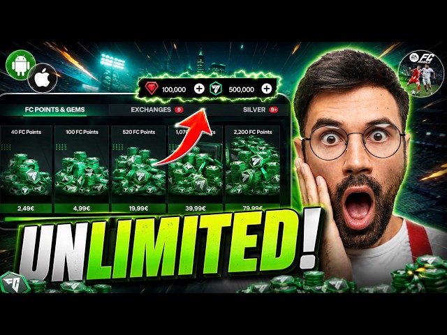 FC Mobile Hack/Mod Apk - How to Get Unlimited Points and Gems in FC Mobile (iOS Android) 2026