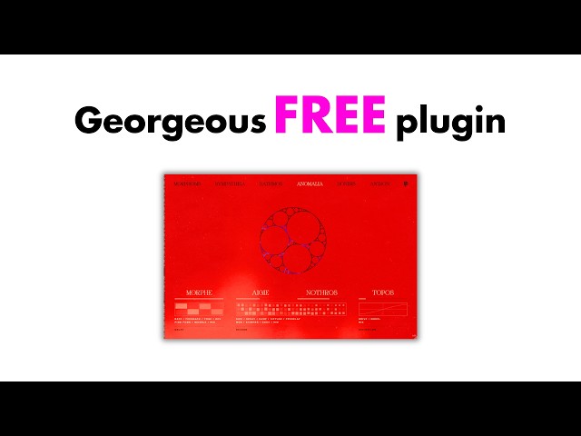 The most beautiful FREE plugin