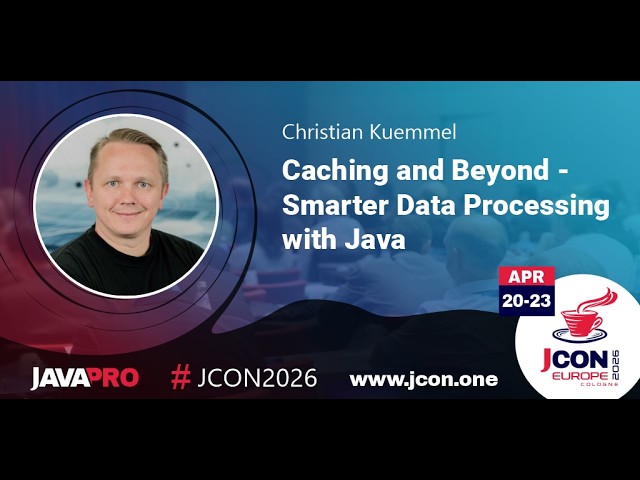 Caching and Beyond - Smarter Data Processing with Java | Christian Kuemmel (EN)