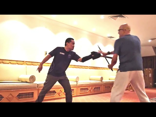 Kali | Arnis Tirada opensa depensa  drill a continuous flow of movements and  coordination