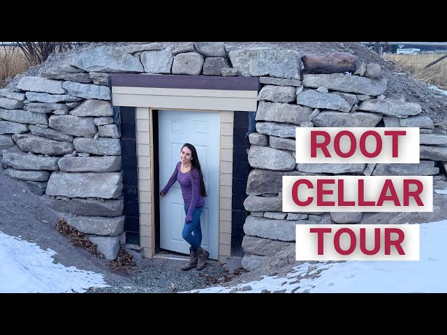 First Winter Using Our Root Cellar: Full Tour & Temperature Tracking Tips