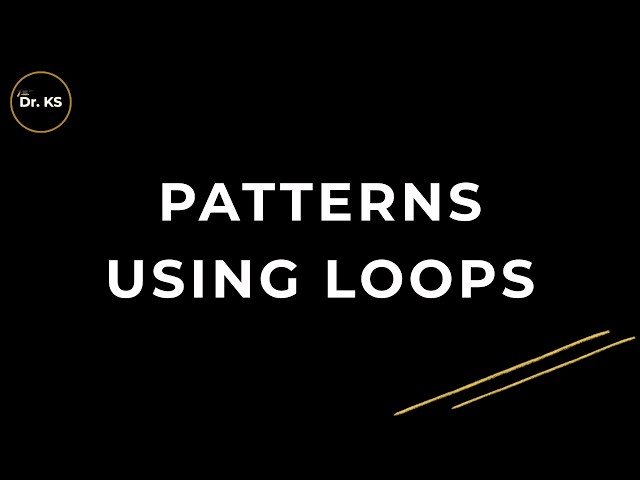 Pattern Programs in C | Star, Number and Alphabet Patterns Using Nested Loops