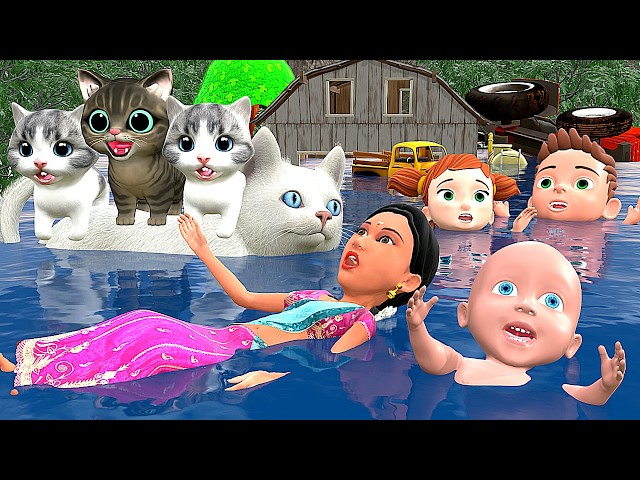 गाँव मे बाढ़ | Billi Ke Bache | Chintu | pagal beta |comedy video | cs bisht vines