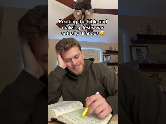 Reading the Bible and realizing Jesus was hilarious 😭#shorts