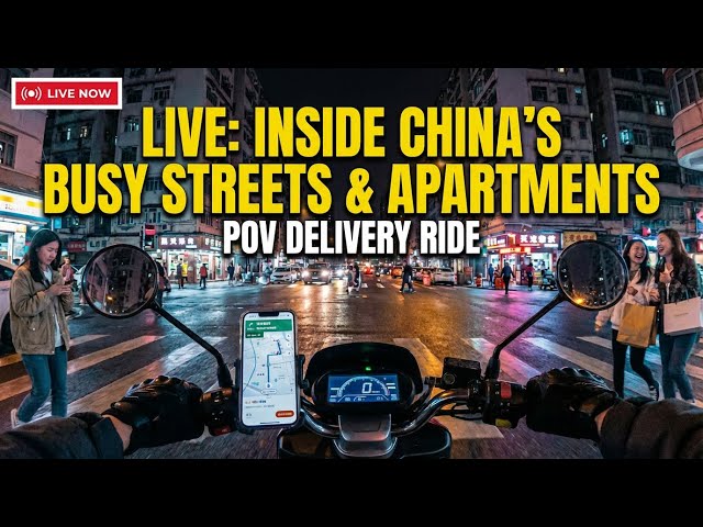 🔴Live: POV Delivery China: Inside Local Apartments & City Streets 🇨🇳 2026-01-22 18:35:29