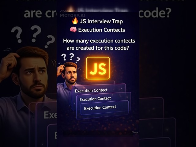 How Many Execution Contexts? #reactjs #react #reactinterview #shorts #shortsviral #shortsfeed