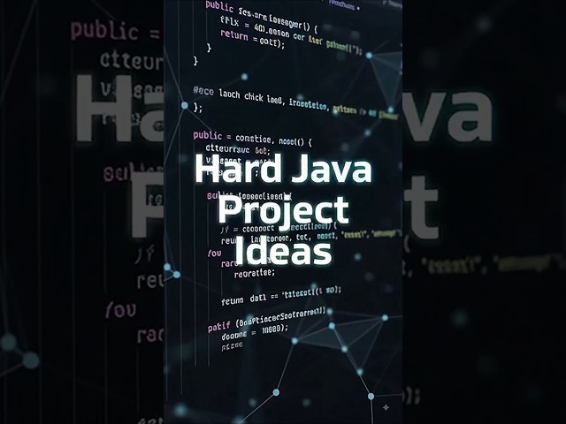 Level Up Your Java Skills With These Challenging Projects! 💻⚡#shorts
