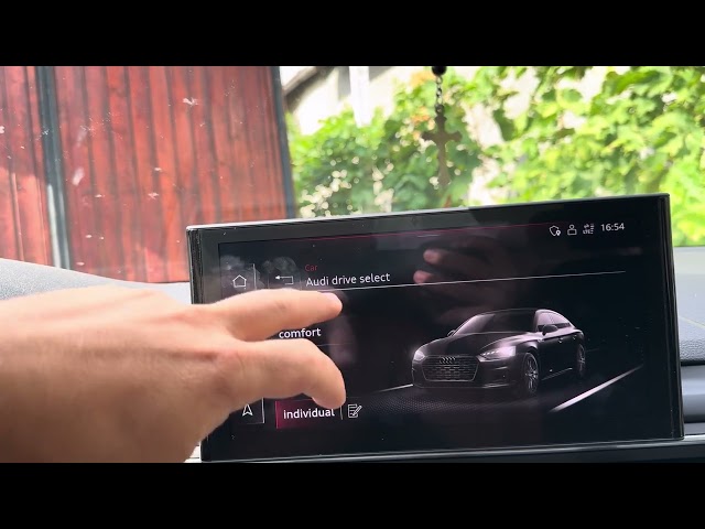 How to Set Drive System To Balanced in Audi?