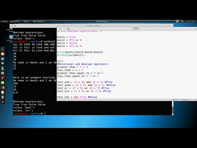 7 Introduction to Python - Relational and Boolean Operators